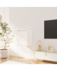 Armoire murale Blanc 30x30x40 cm Bois de pin massif | Mobilier & Déco