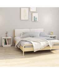 Tables de chevet 2 pcs Blanc 40x30x40 cm Bois de pin solide | Mobilier & Déco