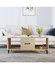 Table basse Chêne sonoma 102x50x40 cm Bois d'ingénierie | Mobilier & Déco