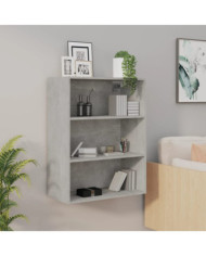 Armoire murale suspendue Gris béton 69,5x32,5x90 cm | Mobilier & Déco
