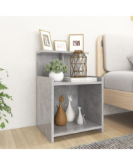 Tables de chevet 2 pcs Gris béton 40x35x60 cm Aggloméré | Mobilier & Déco