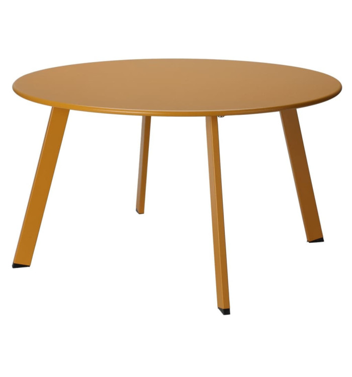 ProGarden Table d'appoint 70x40 cm jaune moutarde mat | Mobilier & Déco