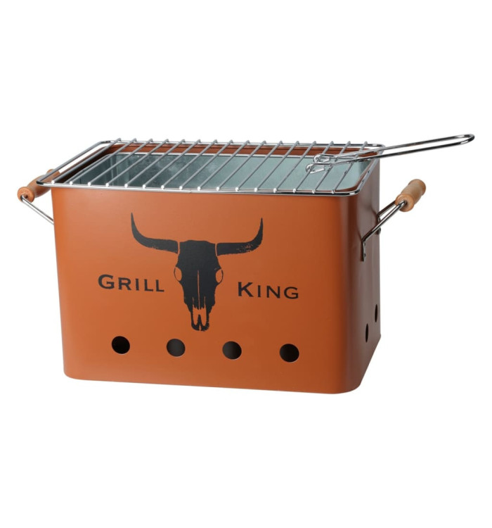 ProGarden Barbecue rectangulaire orange mat | Mobilier & Déco