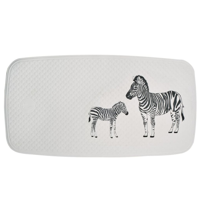 RIDDER Tapis de bain Zebra 38x72 cm blanc et noir | Mobilier & Déco