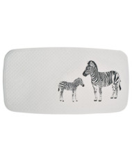 RIDDER Tapis de bain Zebra 38x72 cm blanc et noir | Mobilier & Déco