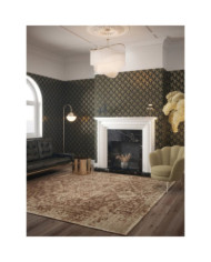 DUTCH WALLCOVERINGS Papier peint Palm Palace Noir et doré | Mobilier & Déco