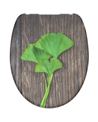 SCHÜTTE Siège de toilette avec fermeture en douceur GINKGO et WOOD | Mobilier & Déco