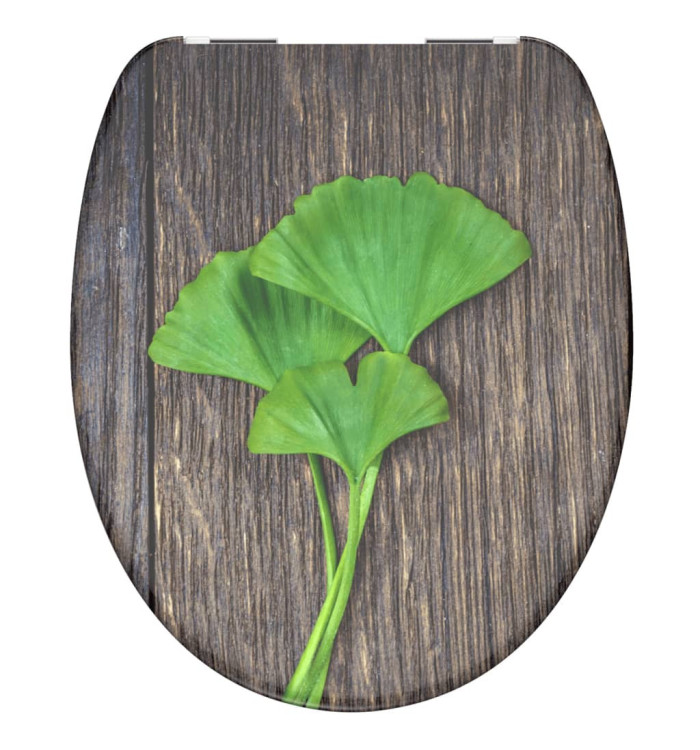 SCHÜTTE Siège de toilette avec fermeture en douceur GINKGO et WOOD | Mobilier & Déco