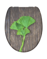 SCHÜTTE Siège de toilette avec fermeture en douceur GINKGO et WOOD | Mobilier & Déco