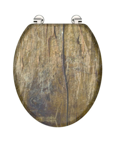 SCHÜTTE Siège de toilette SOLID WOOD MDF imprimé | Mobilier & Déco