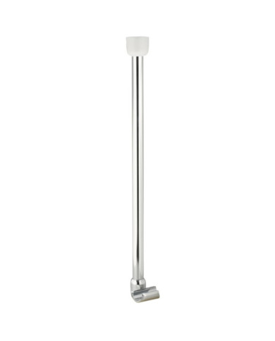 RIDDER Support de tringle de rideau de douche Chrome 55x2,5x2,5 cm | Mobilier & Déco