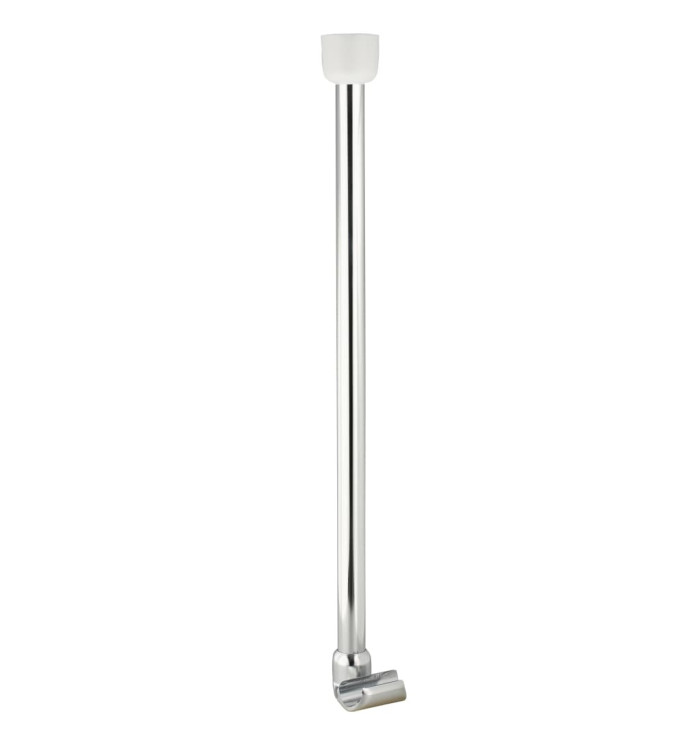 RIDDER Support de tringle de rideau de douche Chrome 55x2,5x2,5 cm | Mobilier & Déco