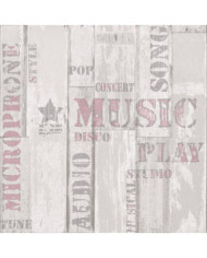 Noordwand Papier peint Urban Friends et Coffee Wooden Planks Words | Mobilier & Déco