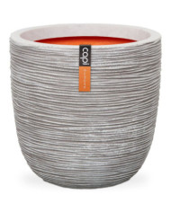Capi Jardinière Nature Rib 43x41 cm ivoire KOFI933 | Mobilier & Déco