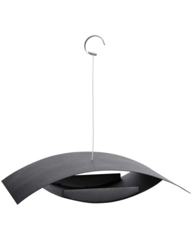 Esschert Design Mangeoire à oiseaux suspendue Noir S FB437 | Mobilier & Déco