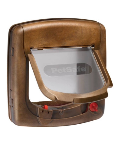 PetSafe Chatière magnétique 4 voies Deluxe 420 Marron 5006 | Mobilier & Déco