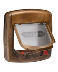 PetSafe Chatière magnétique 4 voies Deluxe 420 Marron 5006 | Mobilier & Déco