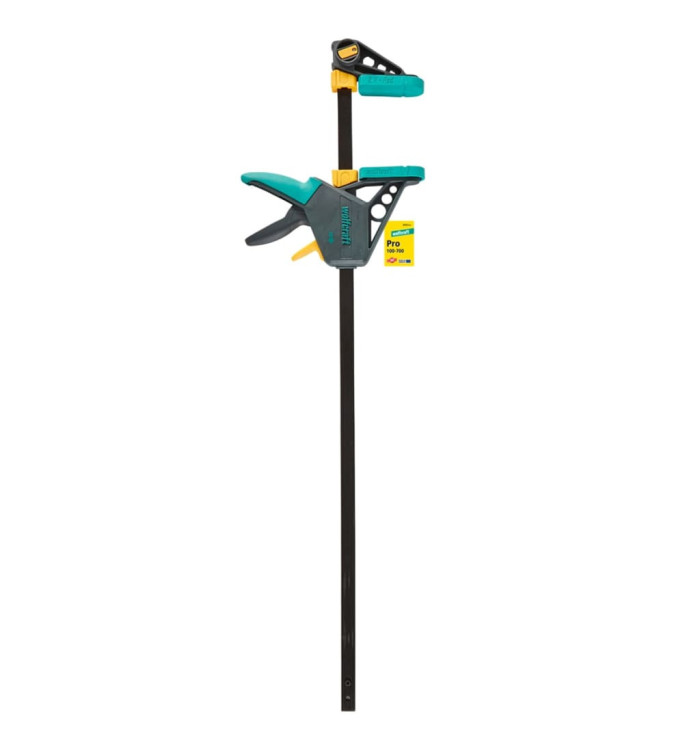 wolfcraft Serre-joint à une main EHZ PRO 100-700 3033000 | Mobilier & Déco