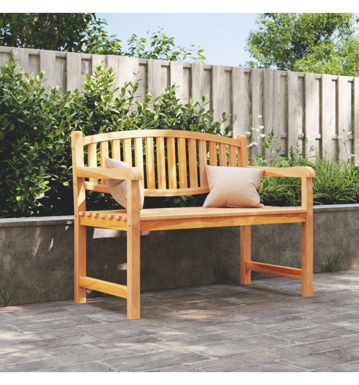 Banc de jardin 114x59x87 cm bois de teck solide | Mobilier & Déco