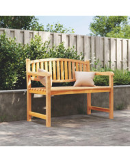 Banc de jardin 114x59x87 cm bois de teck solide | Mobilier & Déco