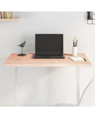 Dessus de table bois chêne massif non traité bordure assortie | Mobilier & Déco