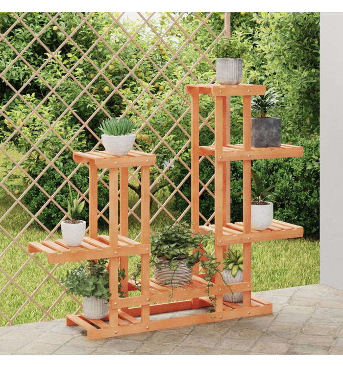 Support à fleurs 95x25x96 cm bois massif de sapin | Mobilier & Déco