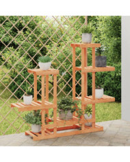 Support à fleurs 95x25x96 cm bois massif de sapin | Mobilier & Déco