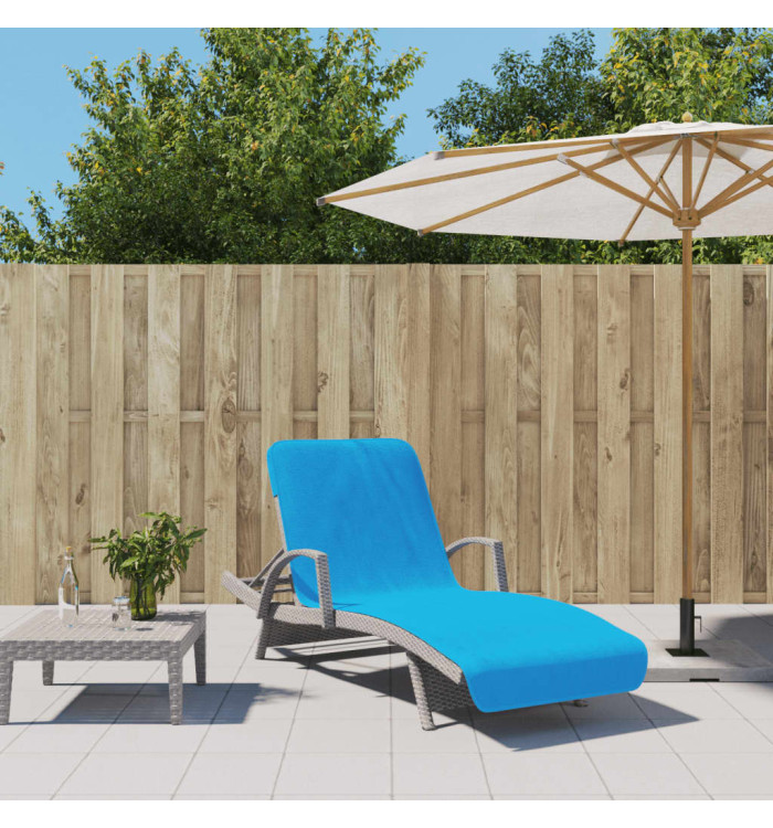 Serviettes de plage 2 pcs turquoise 75x200 cm tissu 400 GSM | Mobilier & Déco