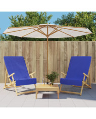 Serviettes de plage 2 pcs bleu royal 60x135 cm tissu 400 GSM | Mobilier & Déco