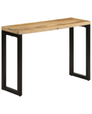 Table console 110x35x76 cm bois de manguier massif brut | Mobilier & Déco