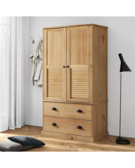 Garde-robe VIGO 90x55x170 cm bois massif de pin | Mobilier & Déco