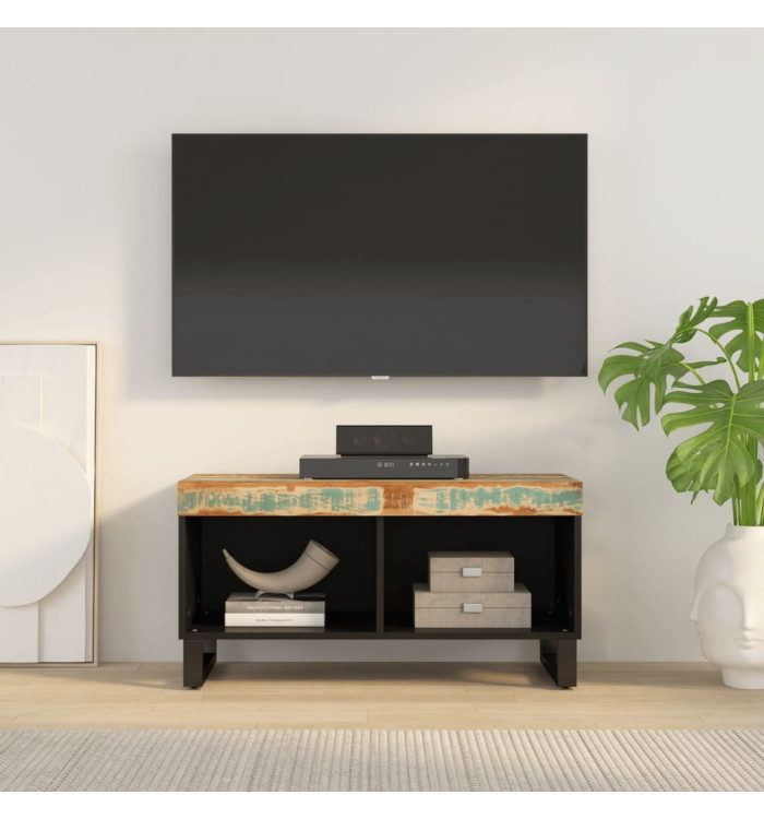 Meuble TV 85x33x43,5 cm bois massif de récupération | Mobilier & Déco