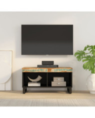 Meuble TV 85x33x43,5 cm bois massif de récupération | Mobilier & Déco