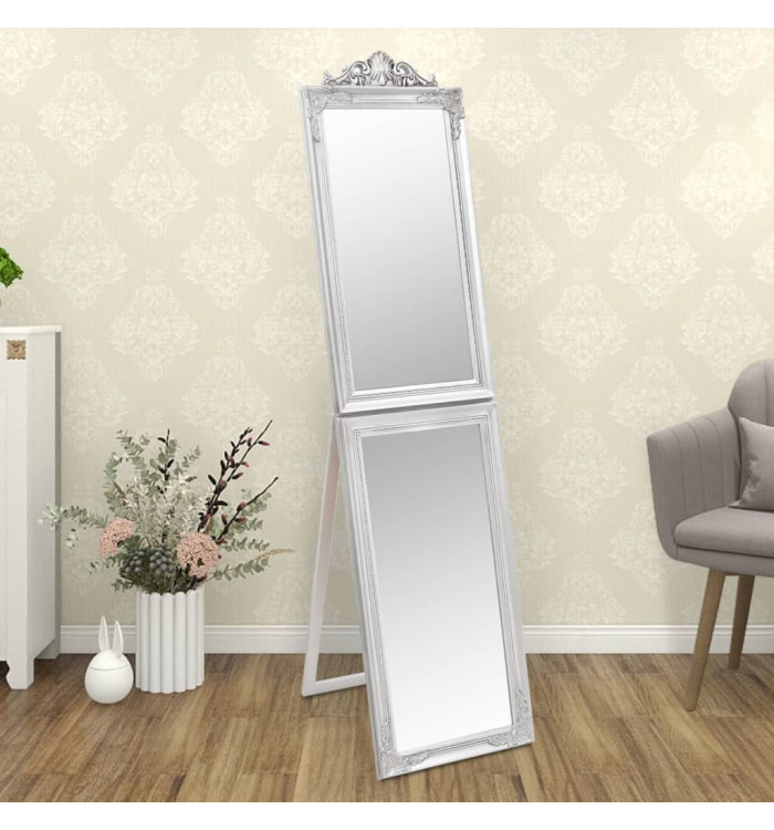 Miroir sur pied Argenté 45x180 cm | Mobilier & Déco