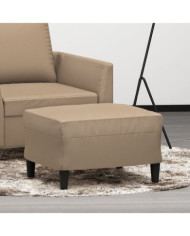 Repose-pied Cappuccino 60x50x41 cm Similicuir | Mobilier & Déco