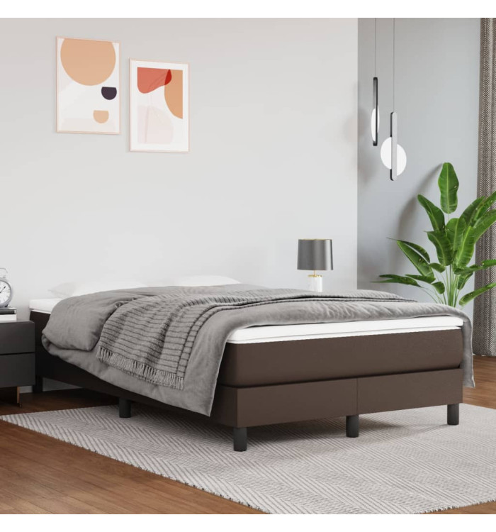 Matelas de lit à ressorts ensachés Marron 120x200x20 cm | Mobilier & Déco