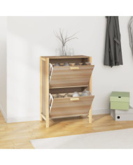 Armoire à chaussures 57,5x33x80 cm Bois d'ingénierie | Mobilier & Déco