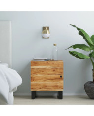 Table de chevet 40x33x46 cm Bois d'acacia massif | Mobilier & Déco