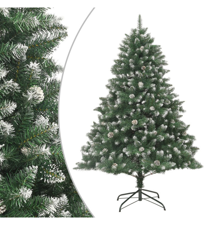 Sapin de Noël artificiel avec support 180 cm PVC | Mobilier & Déco