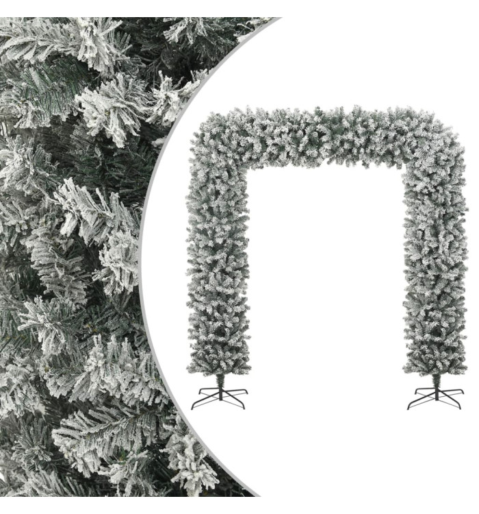 Arche de sapin de Noël à flocons de neige 240 cm | Mobilier & Déco