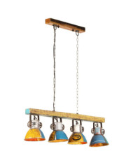 Plafonnier industriel 25 W Multicolore 111 cm E27 | Mobilier & Déco