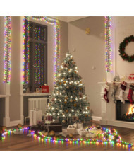 Guirlande lumineuse à LED groupées 3000 LED Multicolore 23m PVC | Mobilier & Déco