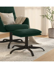 Repose-pied Vert foncé 60x60x36 cm Tissu | Mobilier & Déco