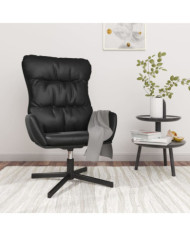 Chaise de relaxation Noir Similicuir | Mobilier & Déco