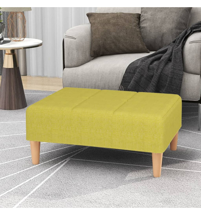 Repose-pied Vert 78x56x32 cm Tissu | Mobilier & Déco