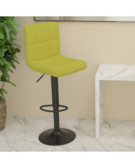 Tabouret de bar Vert Tissu | Mobilier & Déco