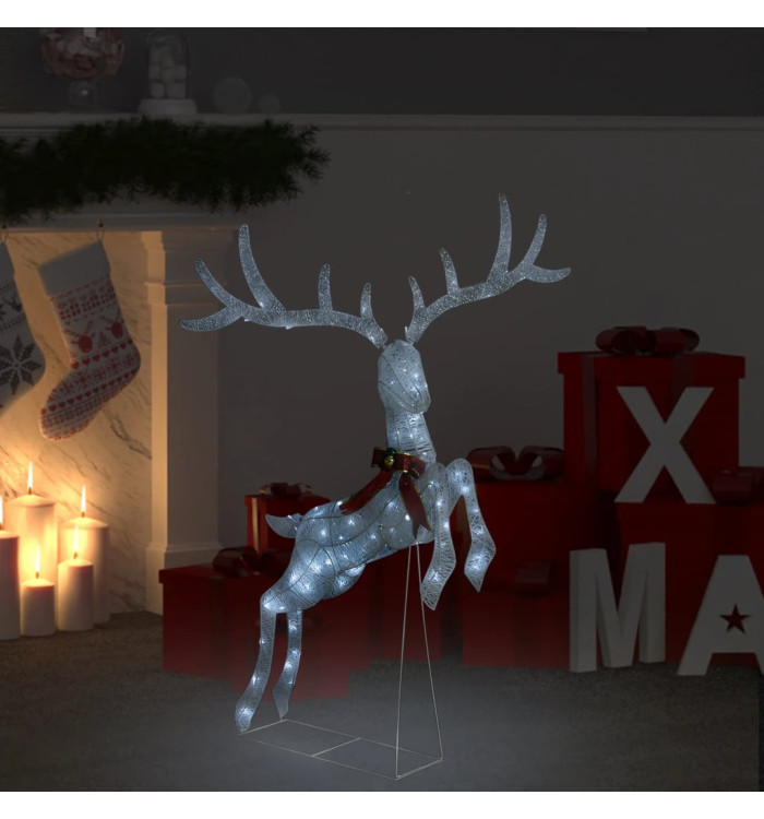 Renne volant de décoration de Noël 120 LED Blanc froid Blanc | Mobilier & Déco