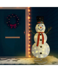 Figurine de bonhomme de neige de Noël à LED Tissu 180 cm | Mobilier & Déco