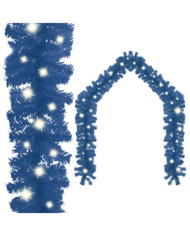 Guirlande de Noël avec lumières LED 20 m Bleu | Mobilier & Déco