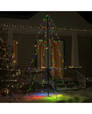 Arbre de Noël cône 300 LED d'intérieur/d'extérieur 120x220 cm | Mobilier & Déco